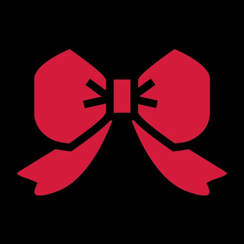 red ribbon bow
