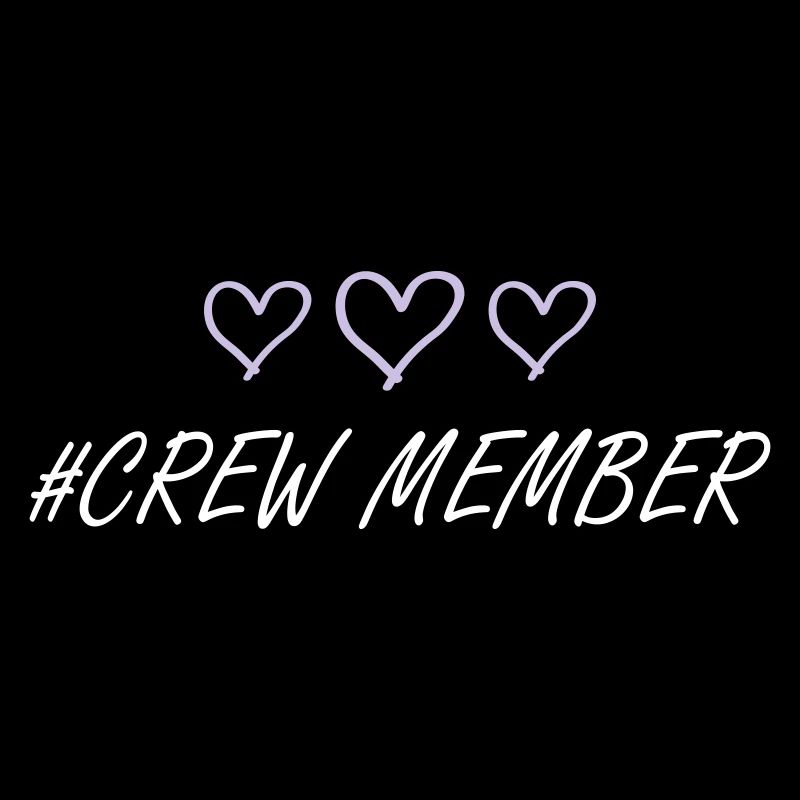 Crew Mitglied Herz Liebe