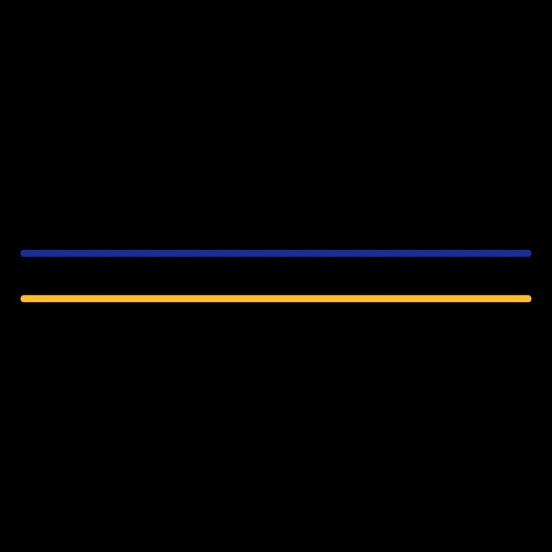 Minimalist Ukraine design - for solidarity