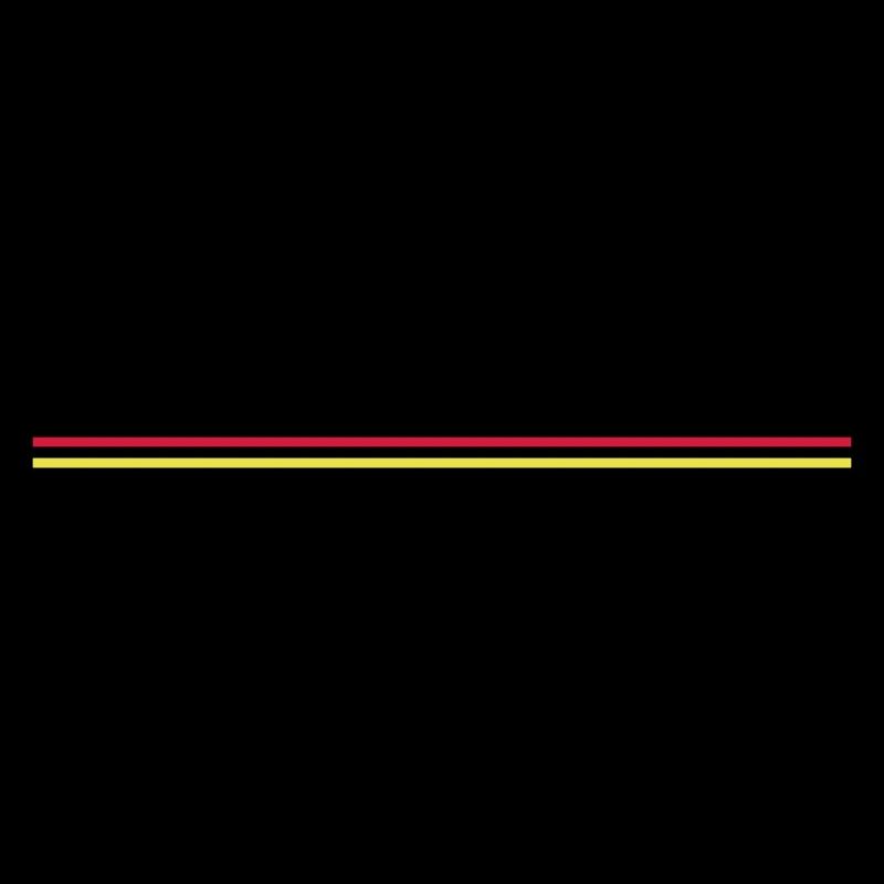 Deutschland Flagge Linie