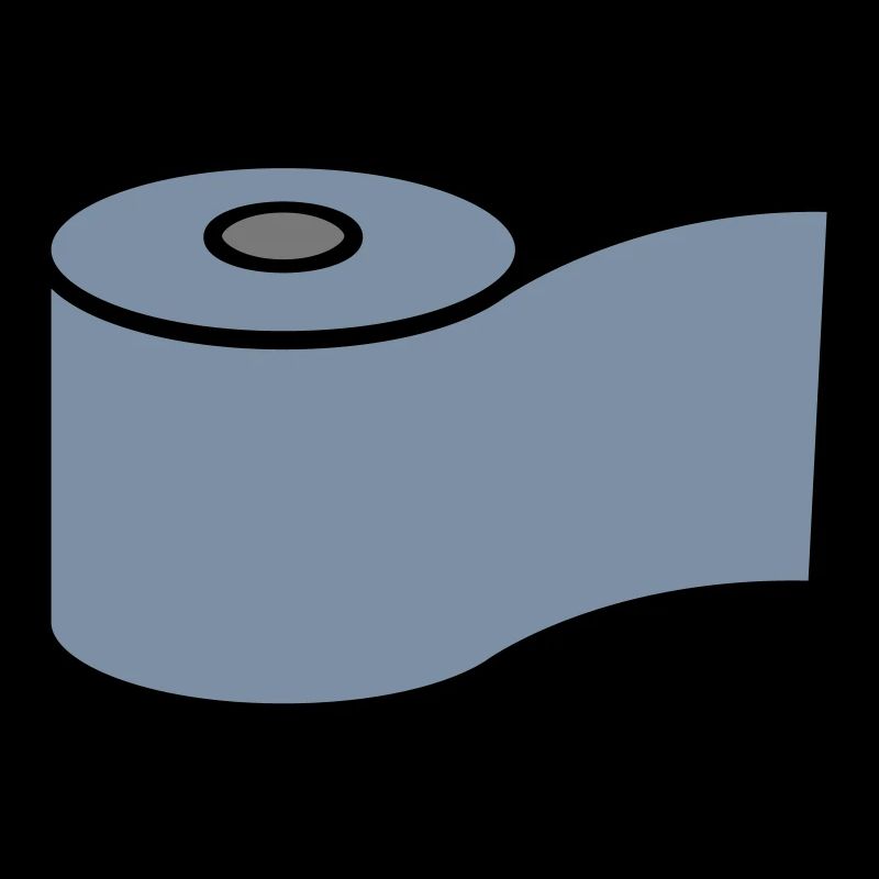 Klopapier Rolle Logo Design