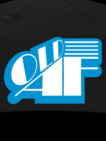 old AF Text Logo