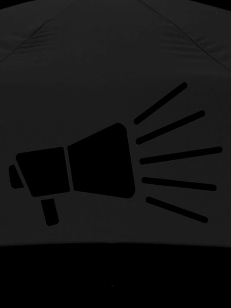 Megaphone loud speech symbol