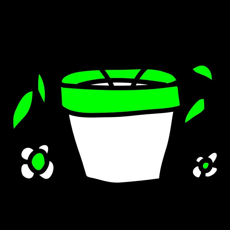 Fleurs Mortes Pot De Fleurs Flatiné