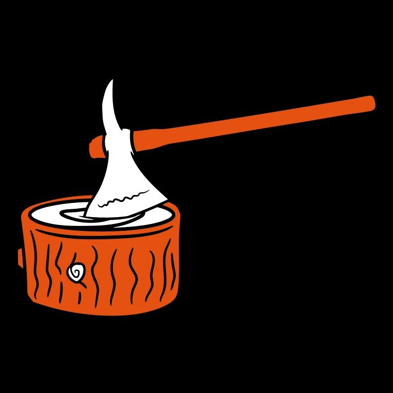 Axt Baum Fällen Holzfäller Wald Stumpf Holz Hacken