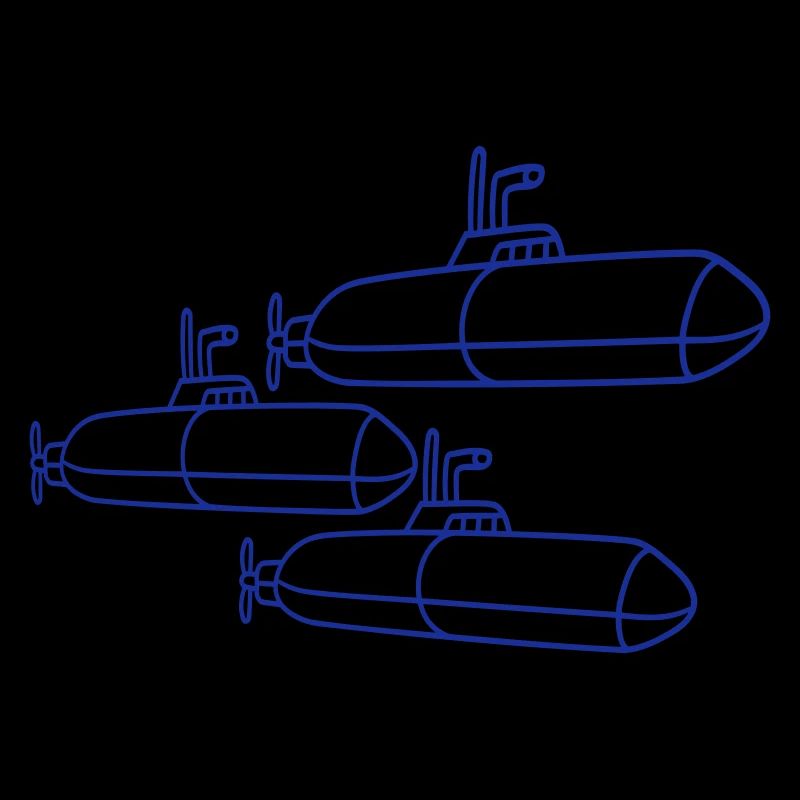 3 Submarines Fleet Three Squadrons Group Team Crew