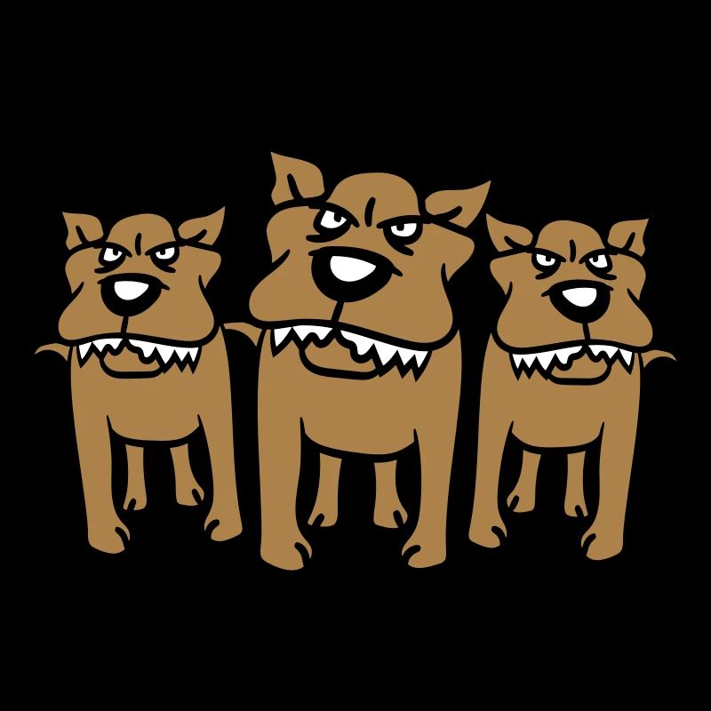 3 Nasty Dogs Team Three Friends Crew