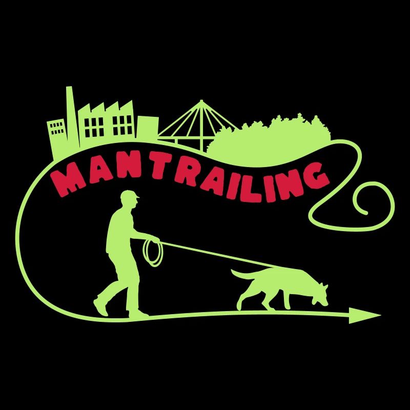 Mantrailing Skyline Man Customizable!