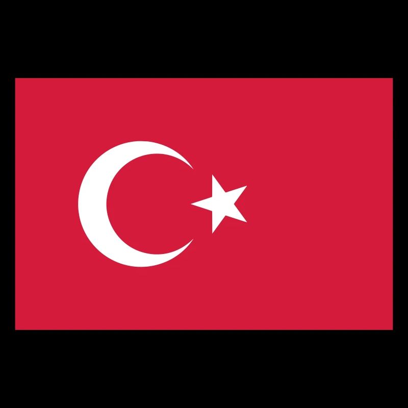 Türkei Flagge / Drapeau Türkis