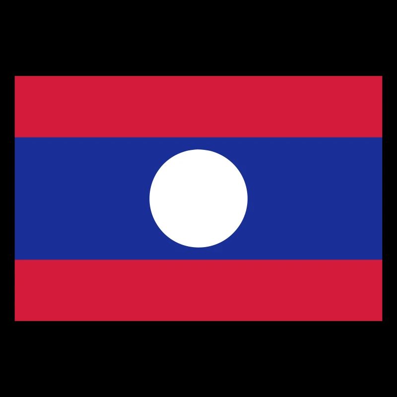 Flagge von Laos / Drapeau Laos