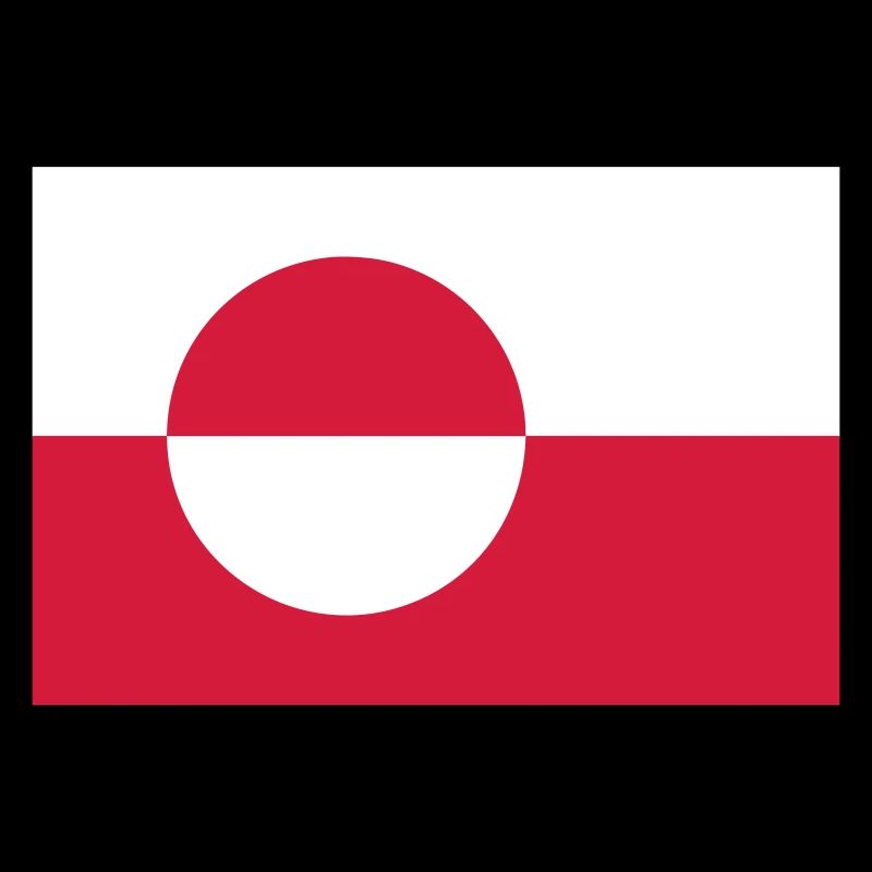Groenland flag / Drapeau Groenland