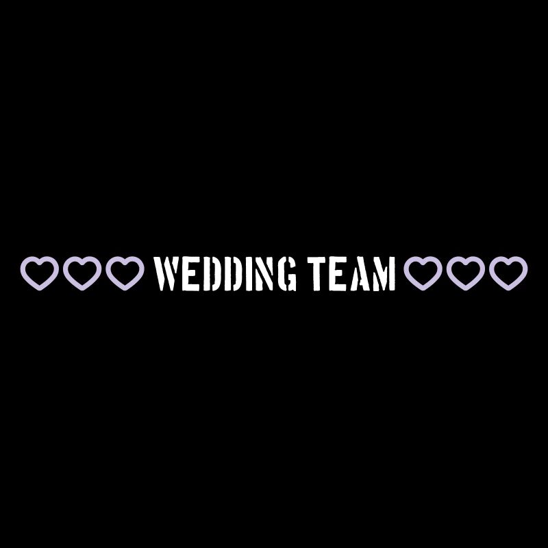 Hochzeit Team herzchen