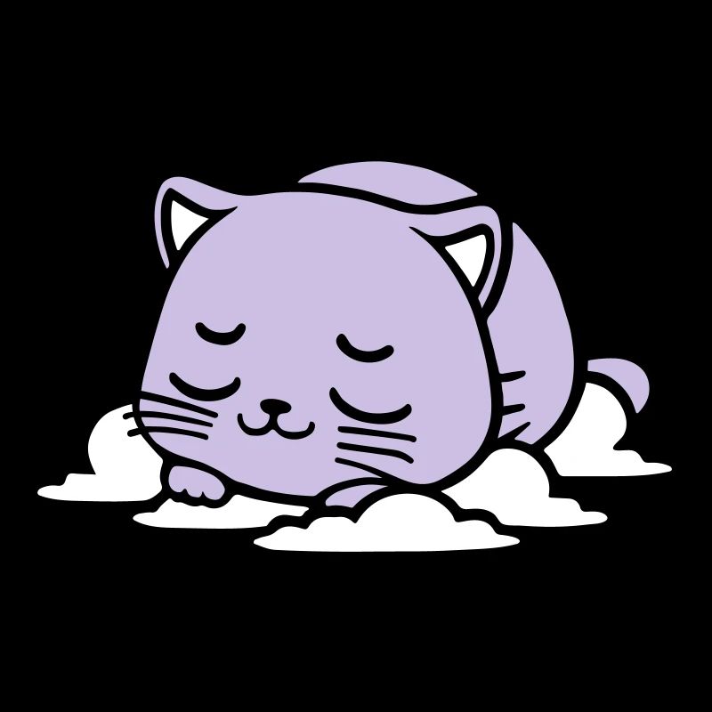 bébé chat qui dort