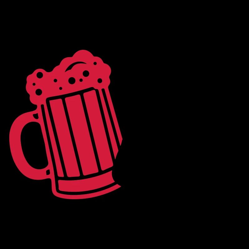 Chope de bière, symbole de la bière, bravo