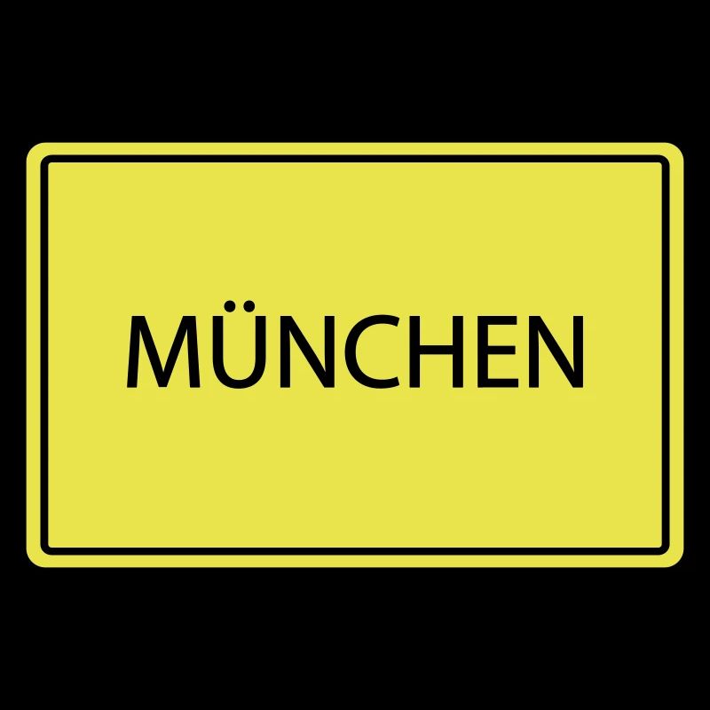 City sign Munich