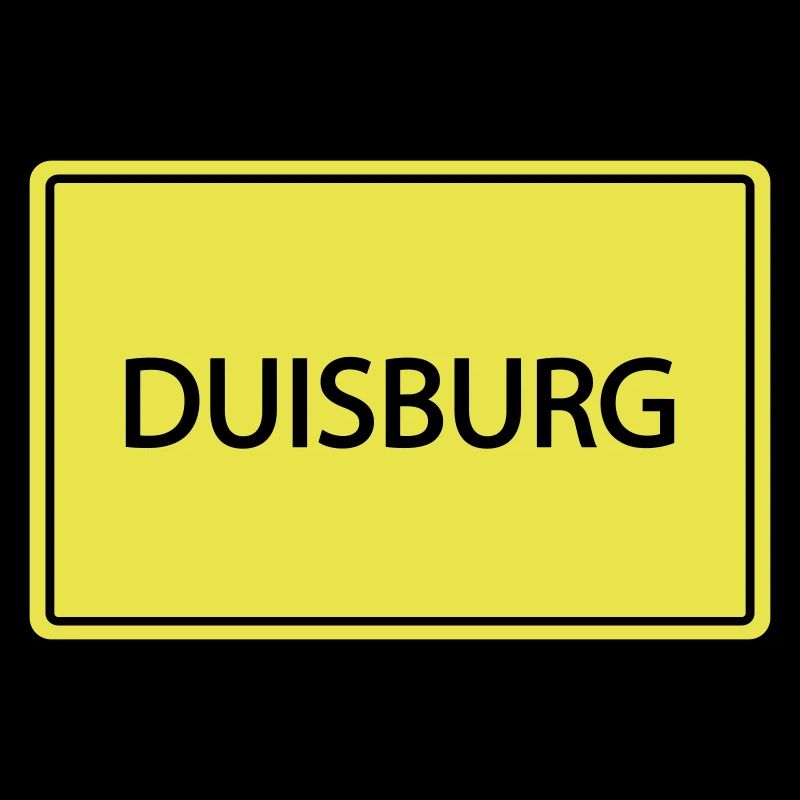 City sign Duisburg