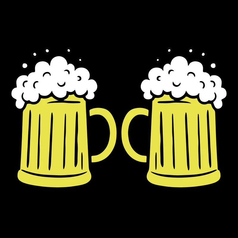 Verre à bière grillé