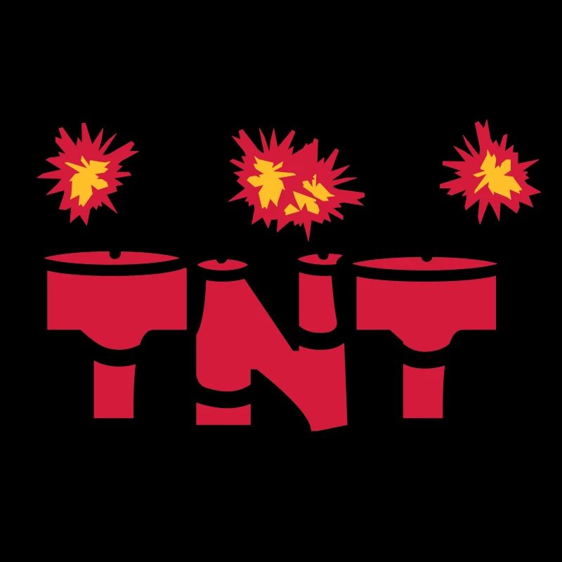 angezuendet text rod boom fire hot tnt dyna