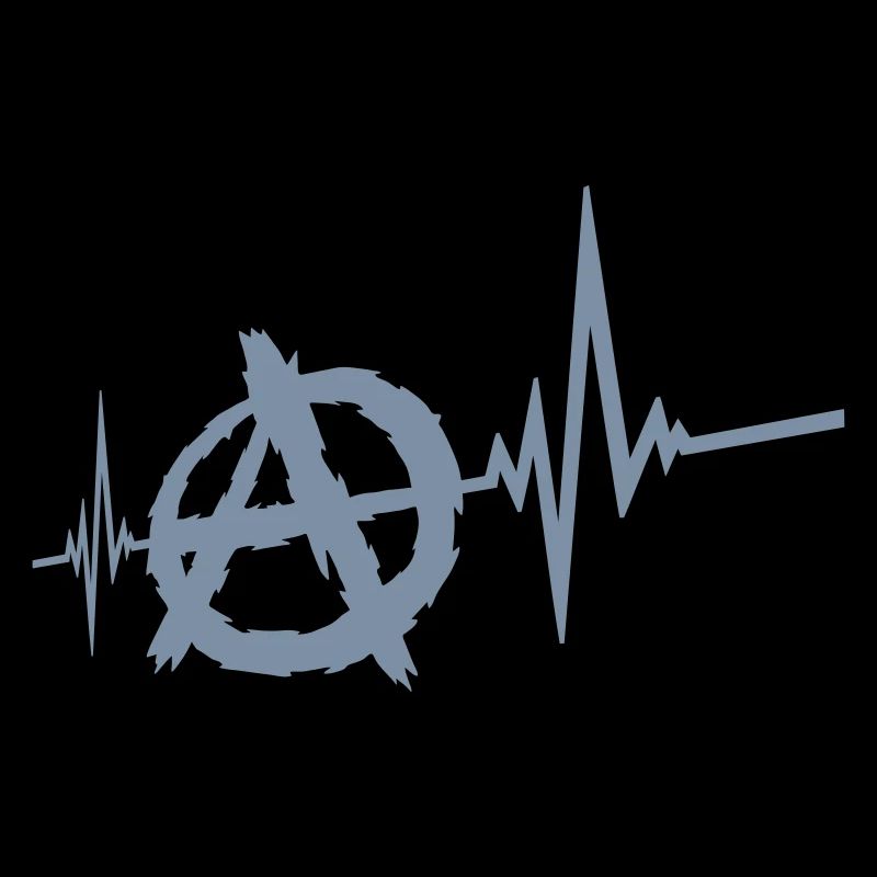 Frequency anarchy symbol logo