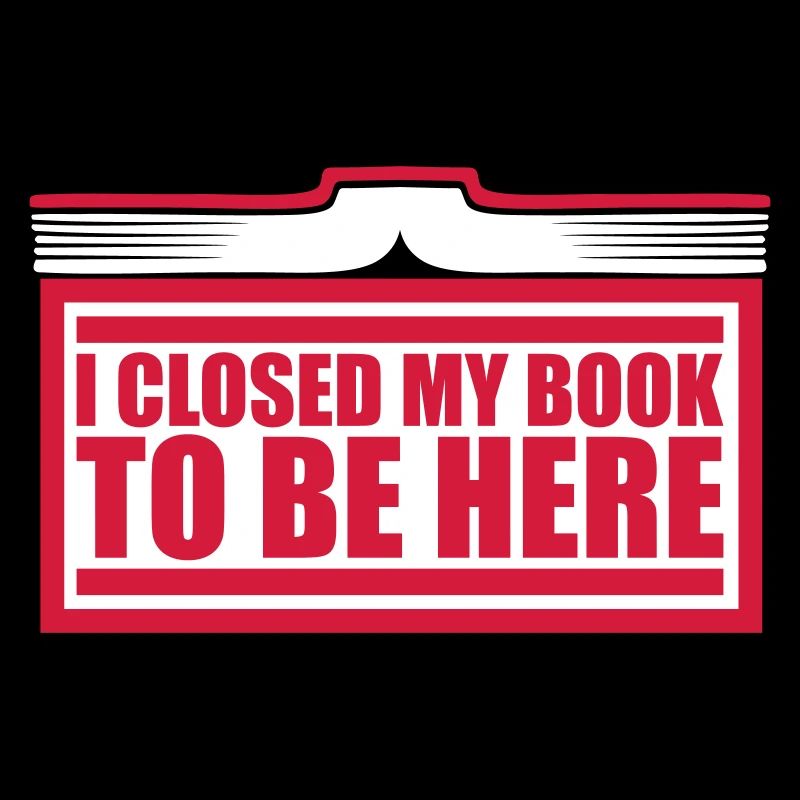 I closed my book