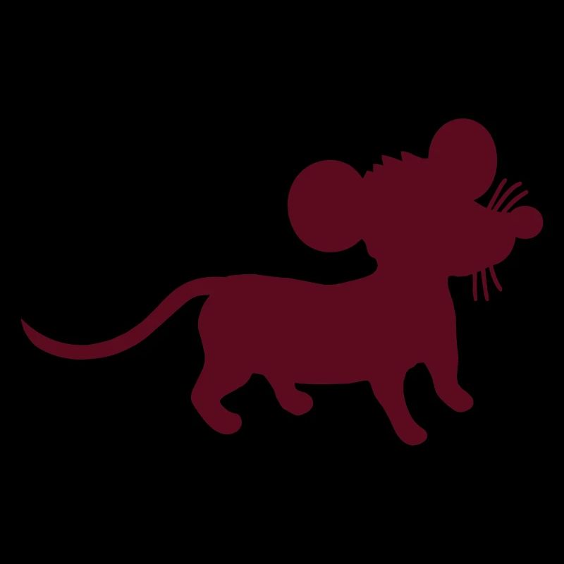 Mouse Mouse Cute Little Rat Rodent Silhouette