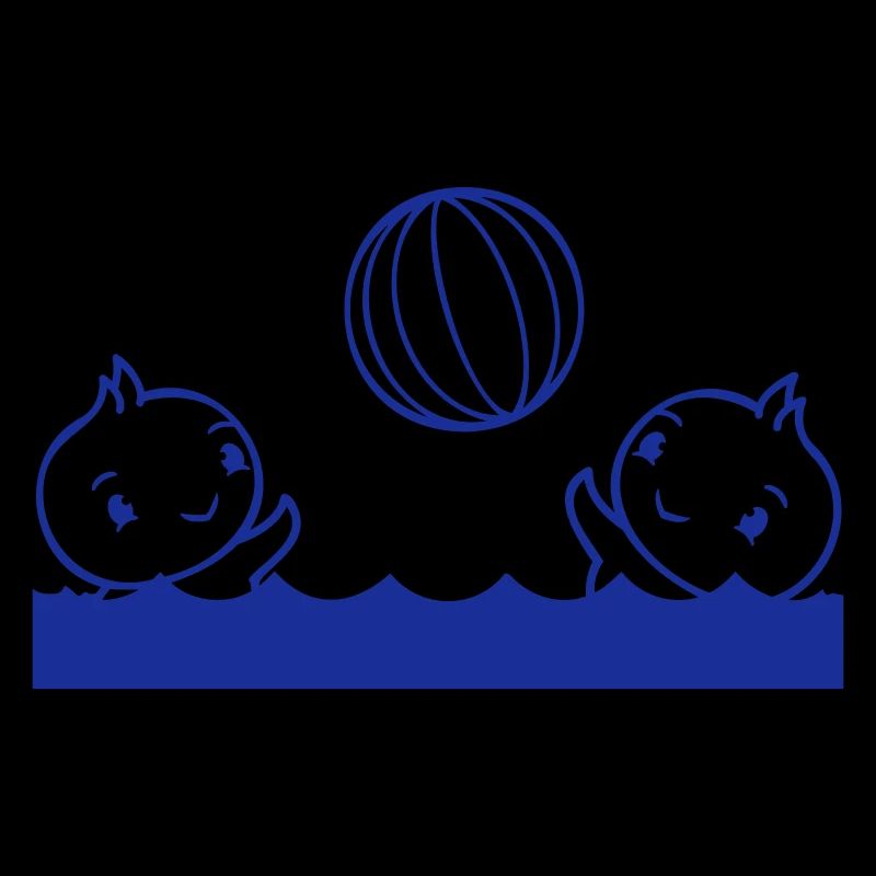 2 canards balle jouer piscine eau mer vacances
