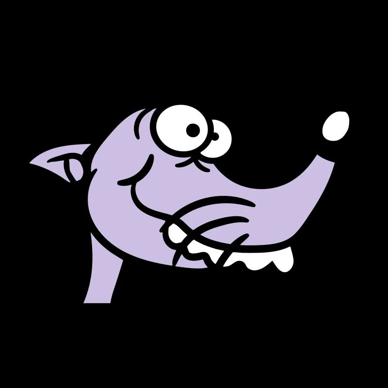 Hund Guckt Dumm Kerl Lustig Blöd Verrückt Komisch