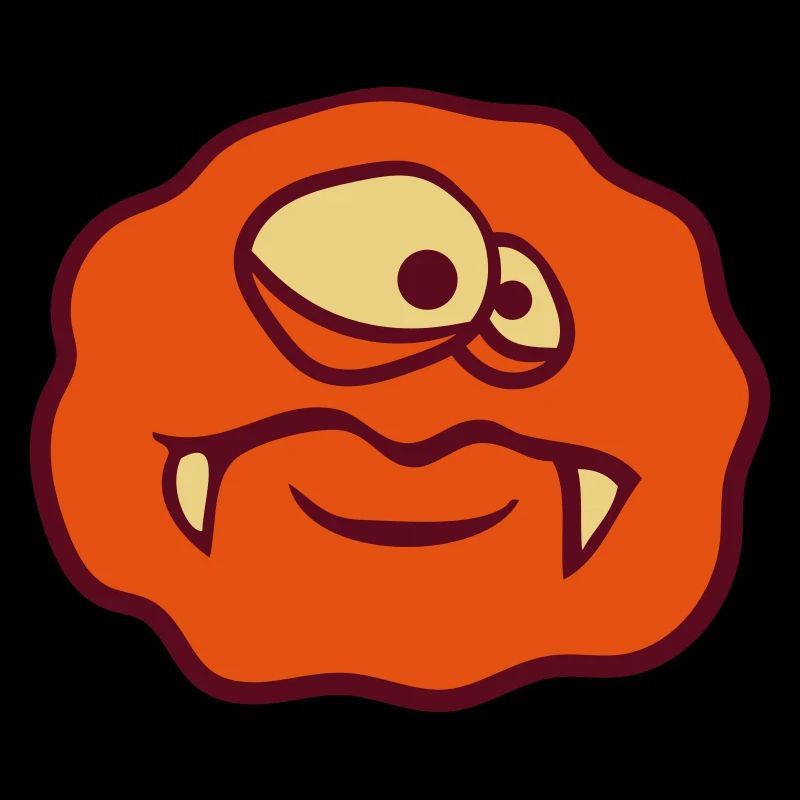 round circle bacterium virus cell glibber mucus ek