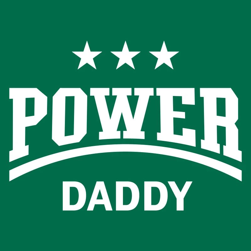 Power Daddy (Papa, Papi, Vater, Vatertag / White)