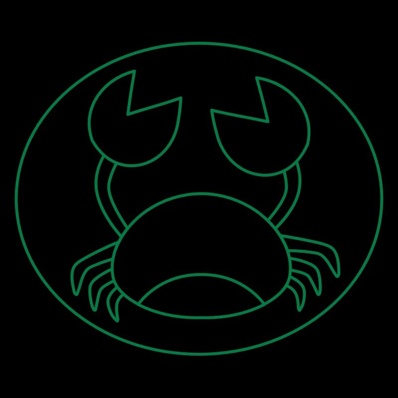Crabe circulaire mignon