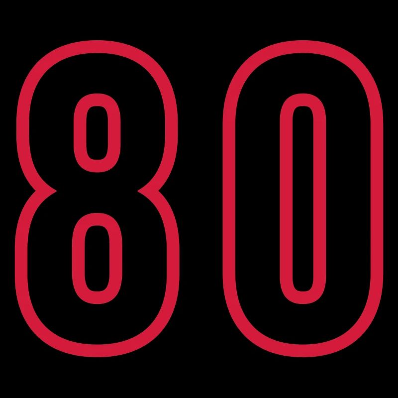 80 Number Years Jersey
