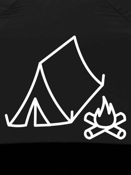 Camping Tent Campfire