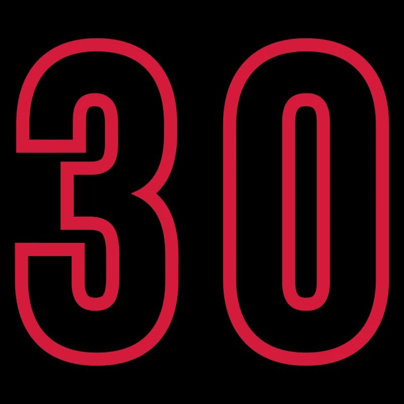 30 Number Years Leotard