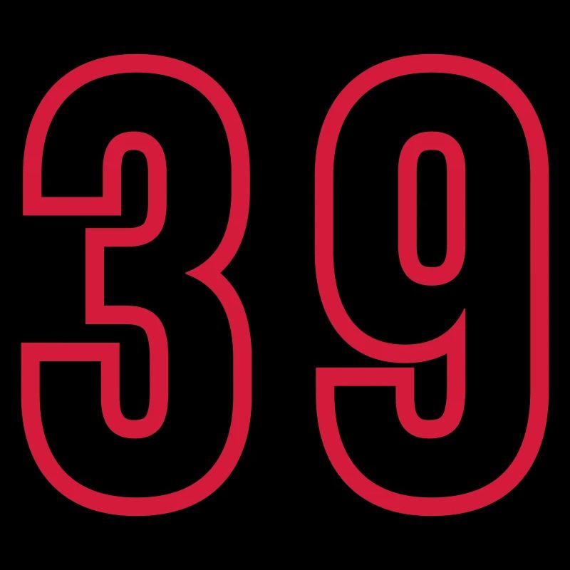 39 Number Years Jersey