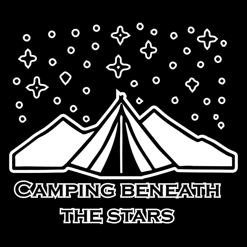 Zelt unter den Sternen - Camping unter den Sternen Design