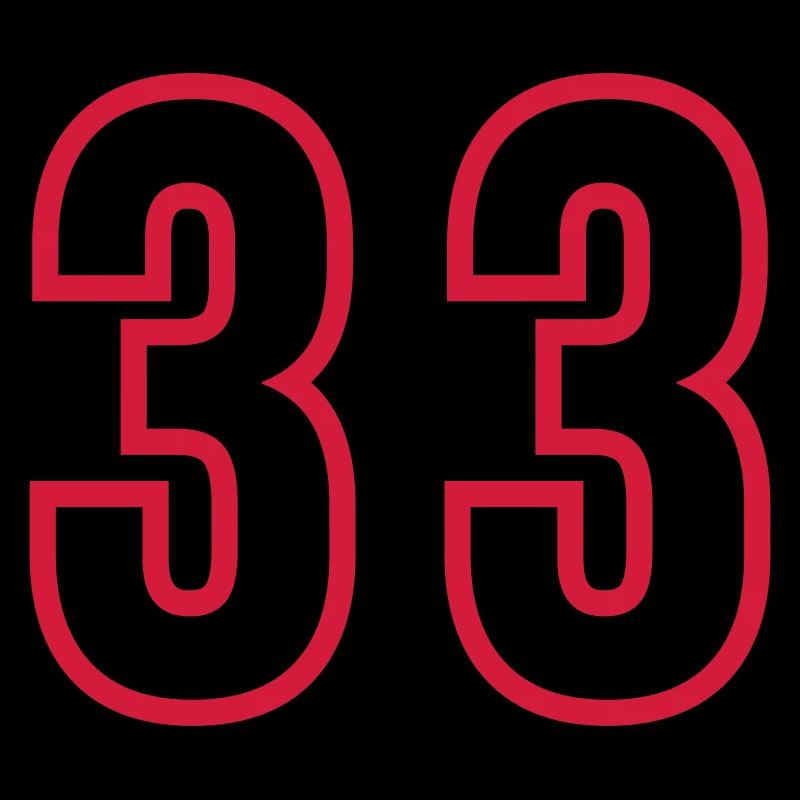 33 Number Years Jersey