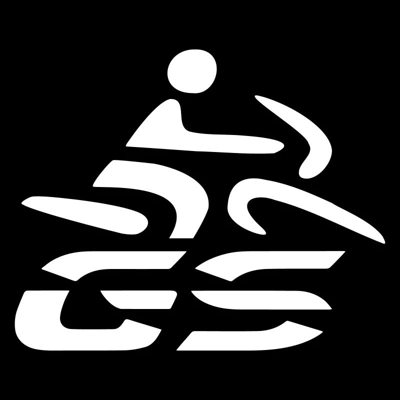 Logo GS pilote n°4 | Blanc