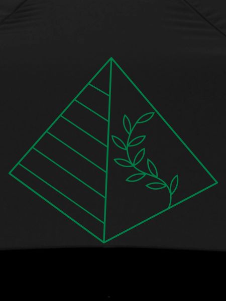 Pyramide mit Blumenbewuchs