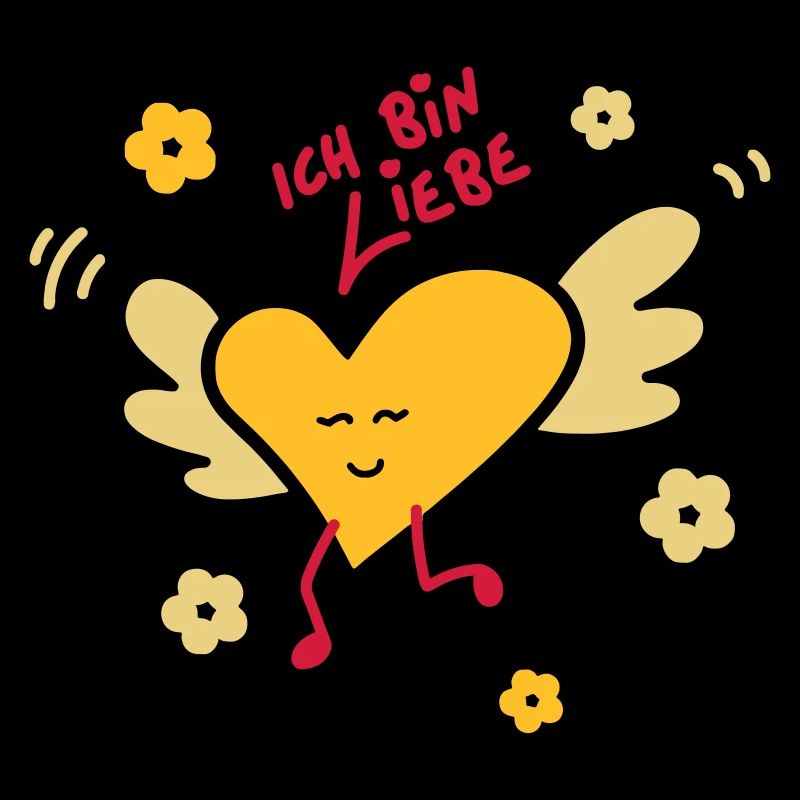 ICH BIN LIEBE bunt