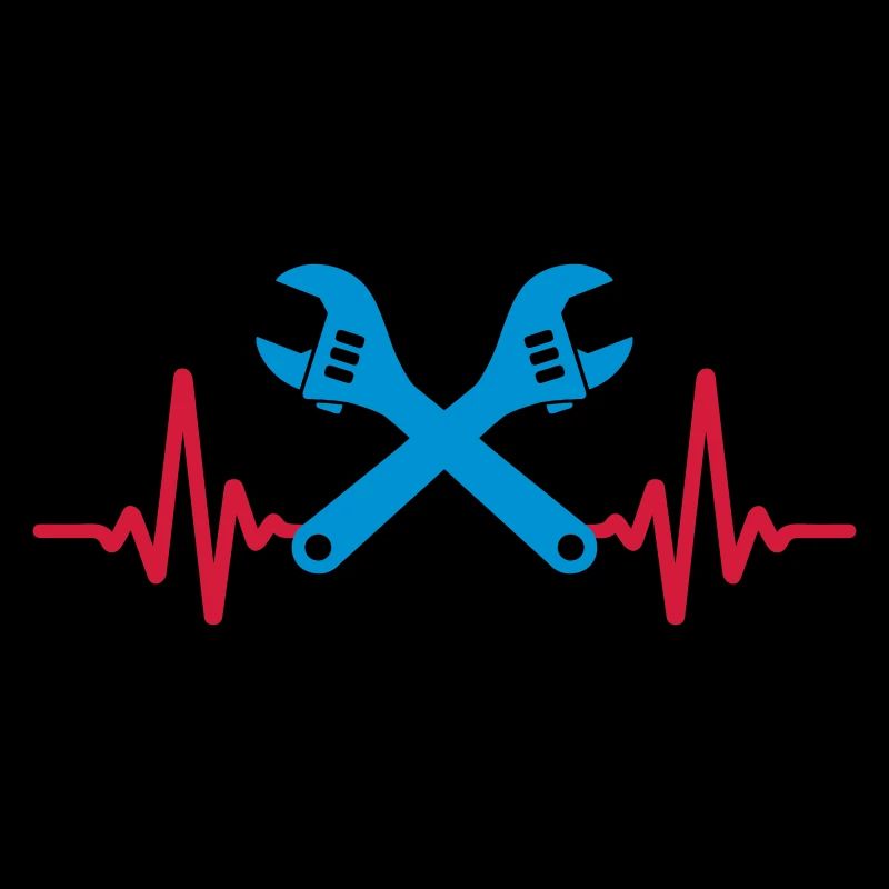Heartbeat Mechanic ECG Pulse | Couleurs changeantes