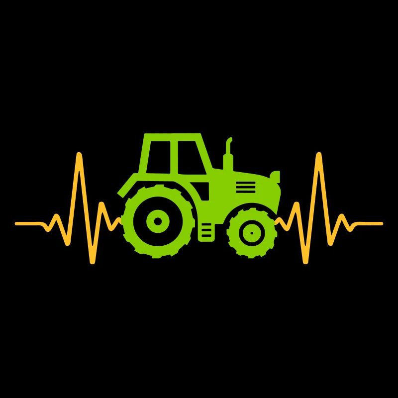 Heartbeat Tractor Pulse ECG | Colors can be changed