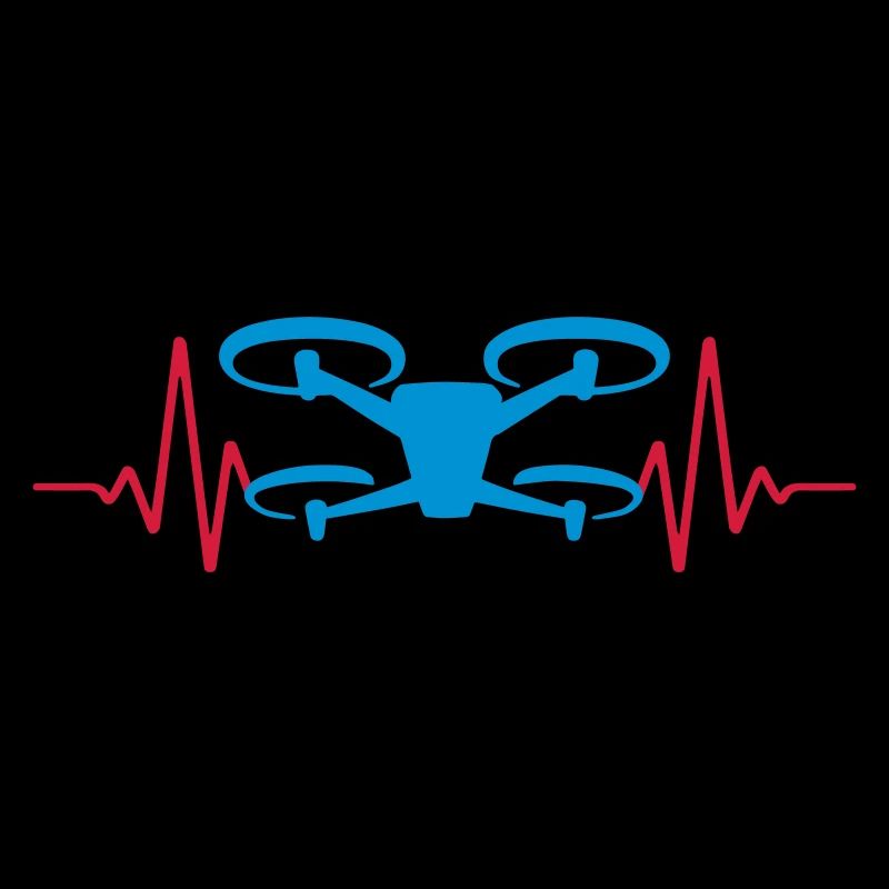 Heartbeat Drone Drone ECG | Les couleurs peuvent être changées