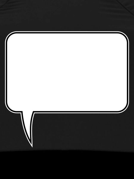 Speech bubble rectangle design