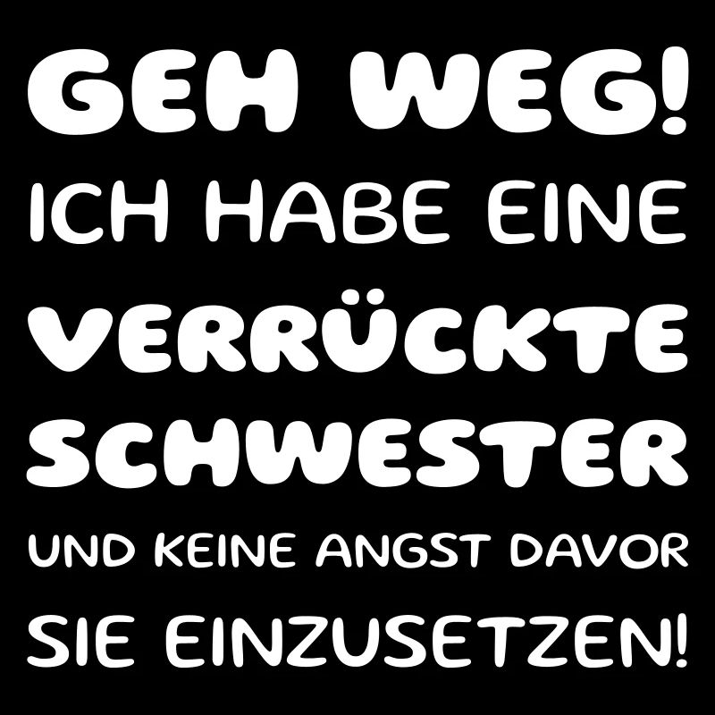 Verrückte Schwester, keine Angst sie einzusetzen!