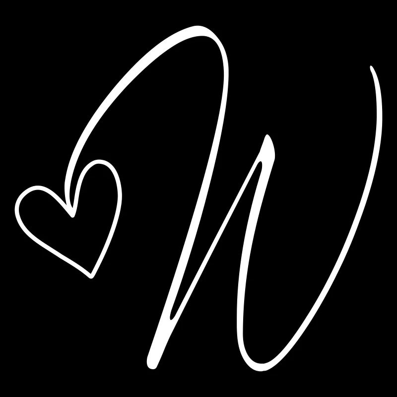 Lettre W Lettre-W Calligraphie
