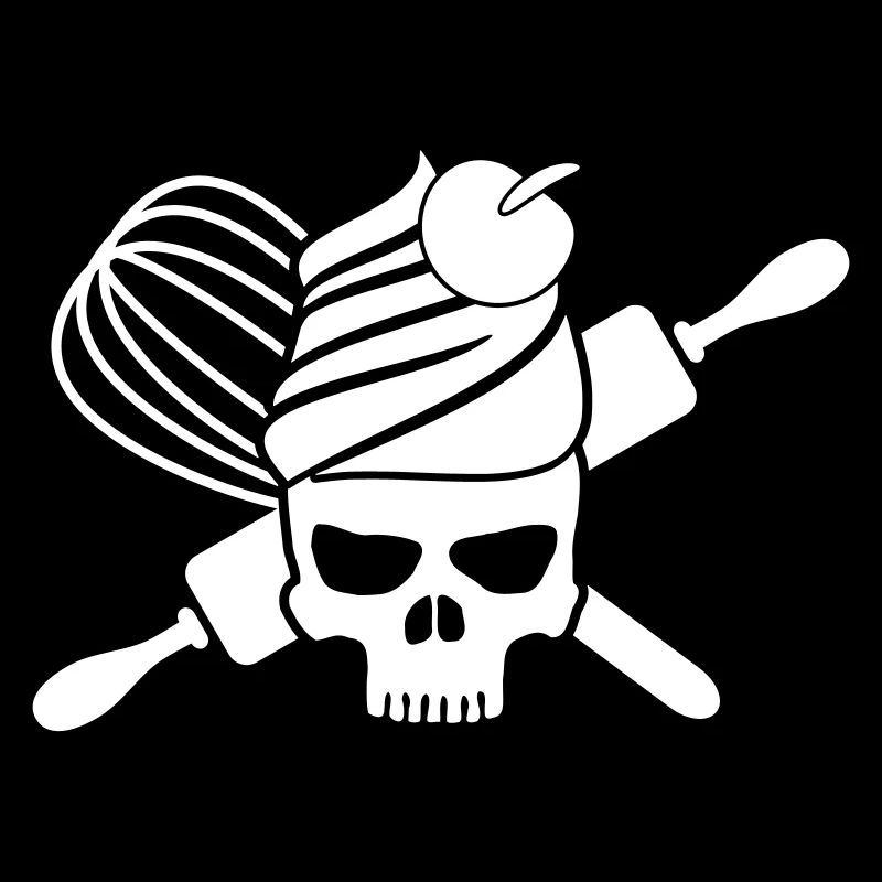 Crâne de cupcake