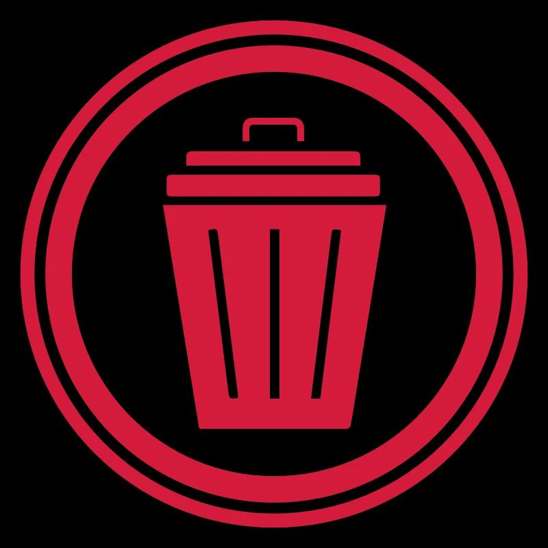 Garbage can icon