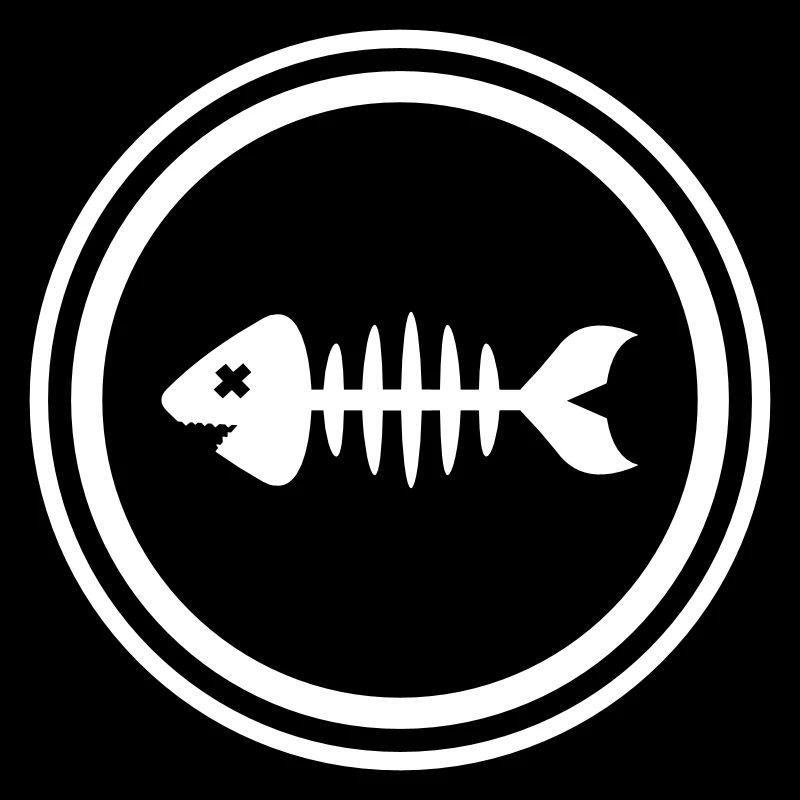 Os d’os symbole de poisson