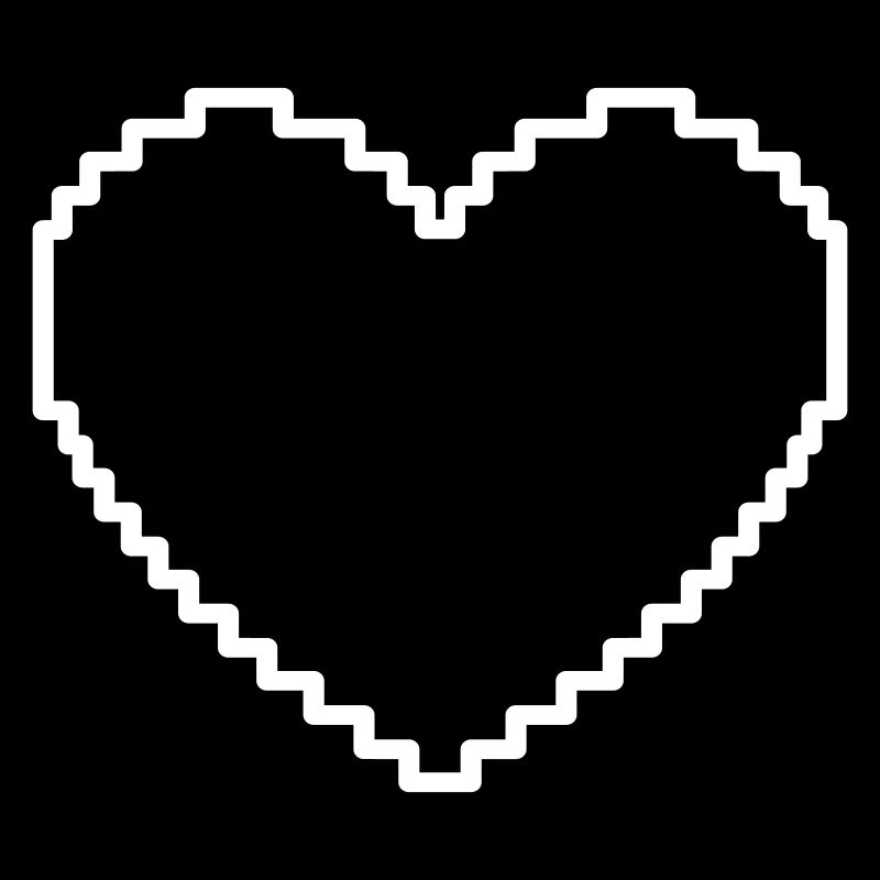 Rétro Pixel Heart
