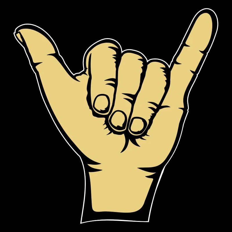 Surfing Icon Hand